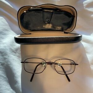 Vintage metal eyeglasses